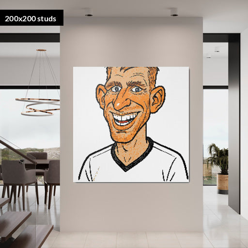 200*200studs, 160*160cm, 63*63inch