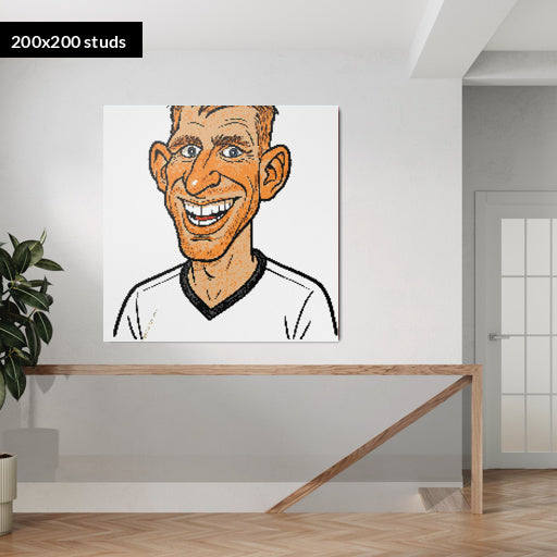 200*200studs, 160*160cm, 63*63inch