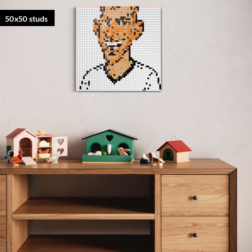 50*50studs, 40*40cm, 15,75*15,75inch