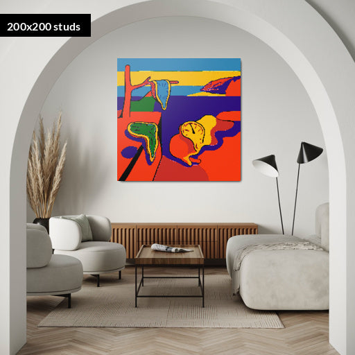 200*200studs, 160*160cm, 63*63inch