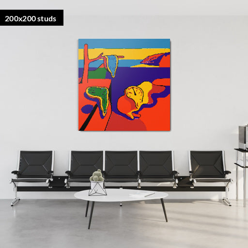 200*200studs, 160*160cm, 63*63inch