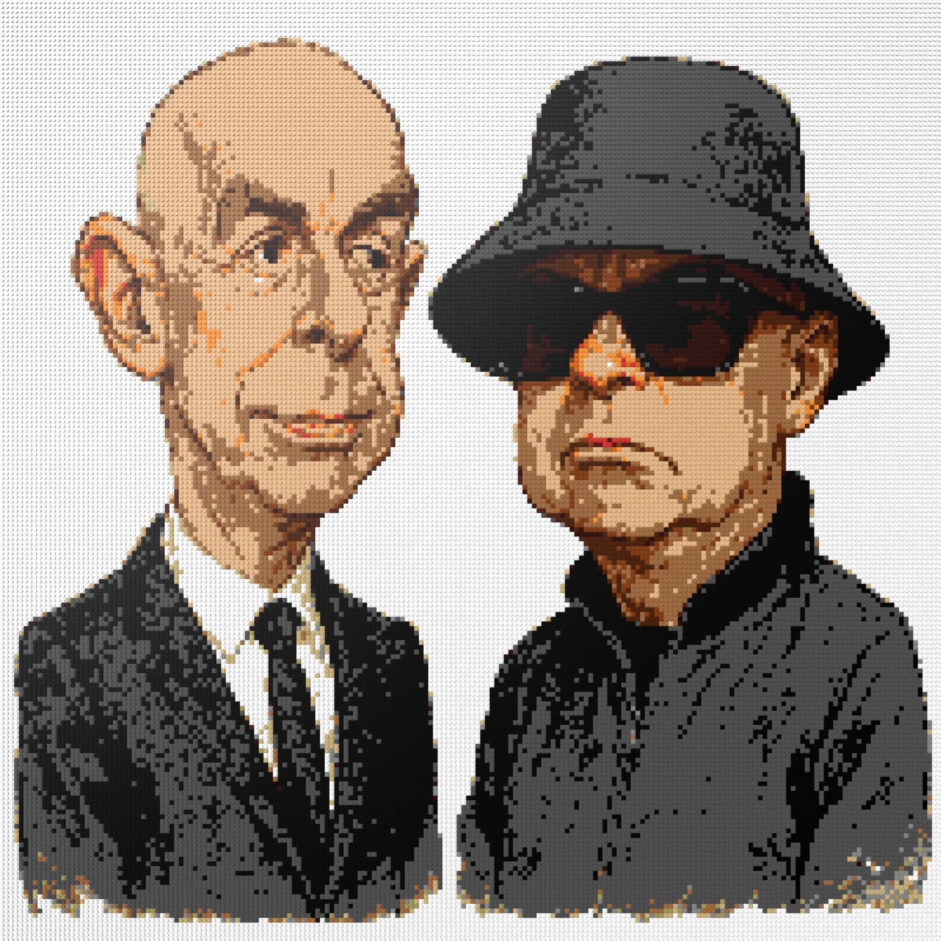 200*200studs, 160*160cm, 63*63inch