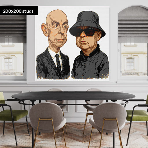 200*200studs, 160*160cm, 63*63inch