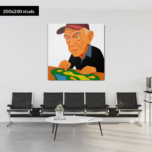 200*200studs, 160*160cm, 63*63inch