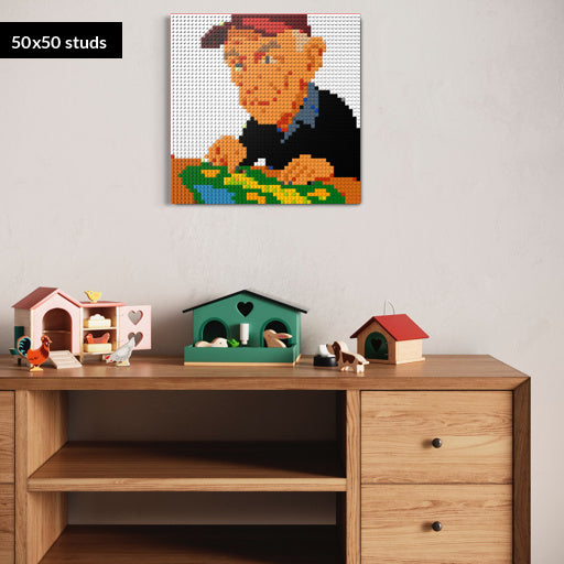 50*50studs, 40*40cm, 15,75*15,75inch