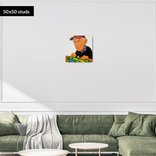 50*50studs, 40*40cm, 15,75*15,75inch