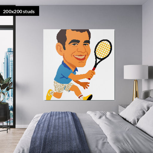 200*200studs, 160*160cm, 63*63inch