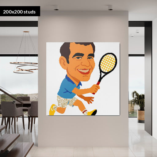 200*200studs, 160*160cm, 63*63inch