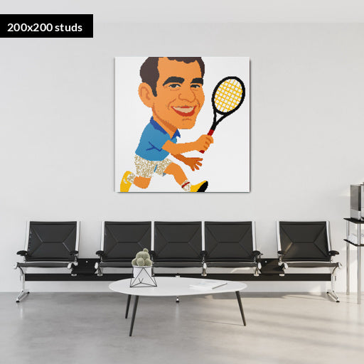 200*200studs, 160*160cm, 63*63inch
