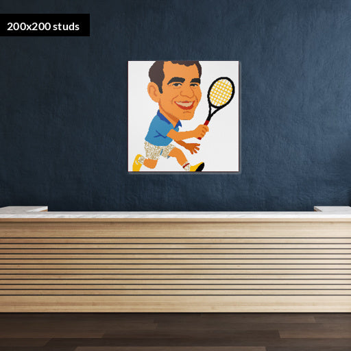 200*200studs, 160*160cm, 63*63inch