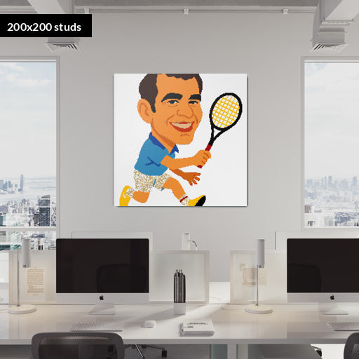200*200studs, 160*160cm, 63*63inch