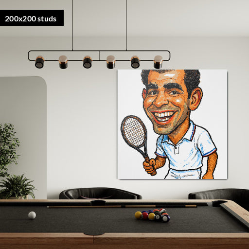 200*200studs, 160*160cm, 63*63inch