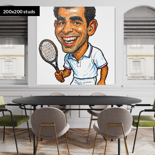 200*200studs, 160*160cm, 63*63inch