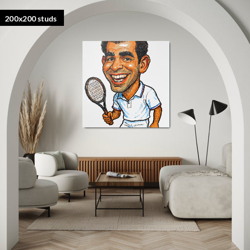 200*200studs, 160*160cm, 63*63inch