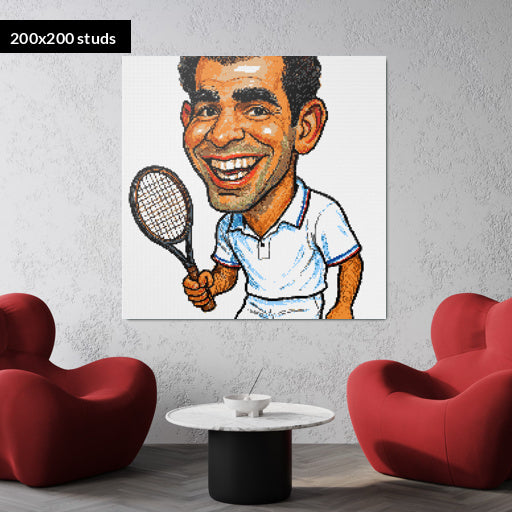 200*200studs, 160*160cm, 63*63inch