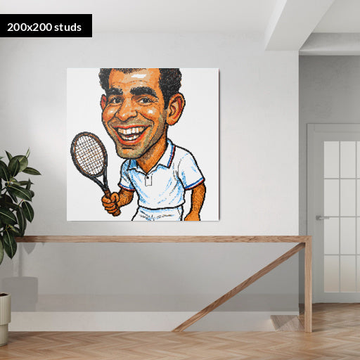 200*200studs, 160*160cm, 63*63inch