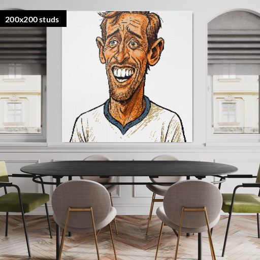 200*200studs, 160*160cm, 63*63inch