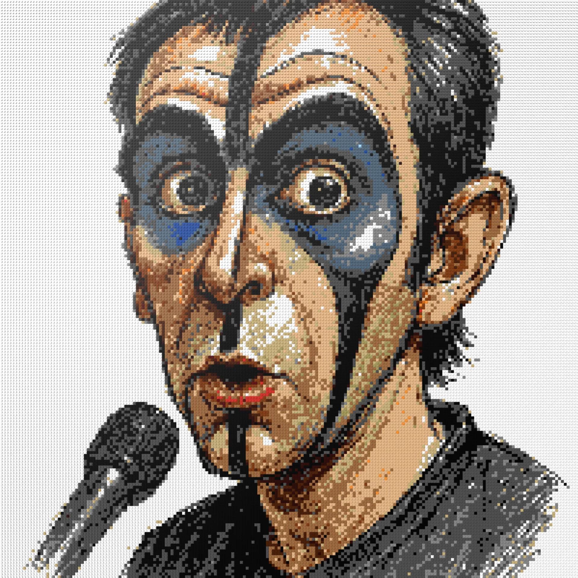 200*200studs, 160*160cm, 63*63inch