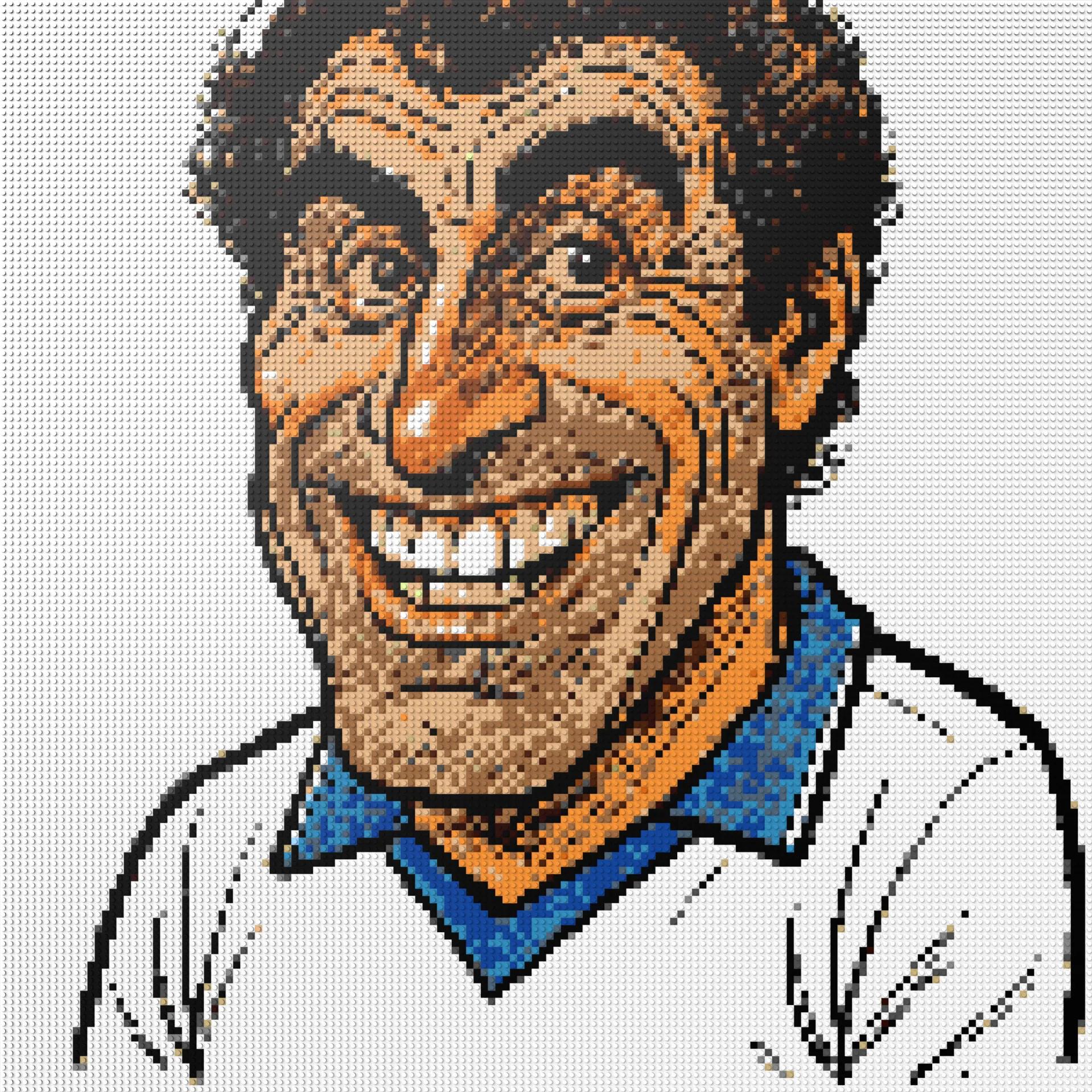 150*150studs, 120*120cm, 47,25*47,25inch