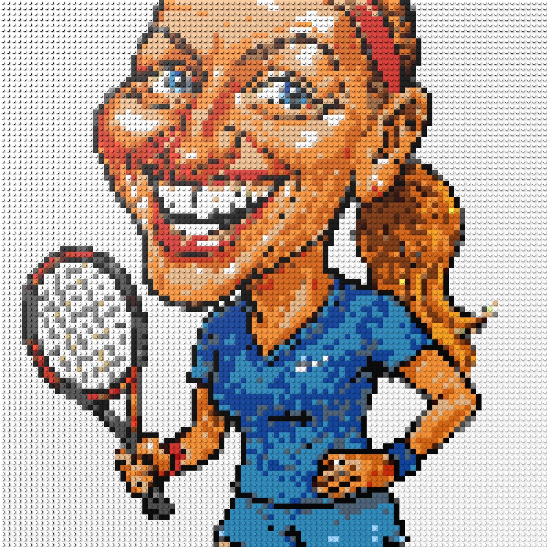 100*100studs, 80*80cm, 31,5*31,5inch