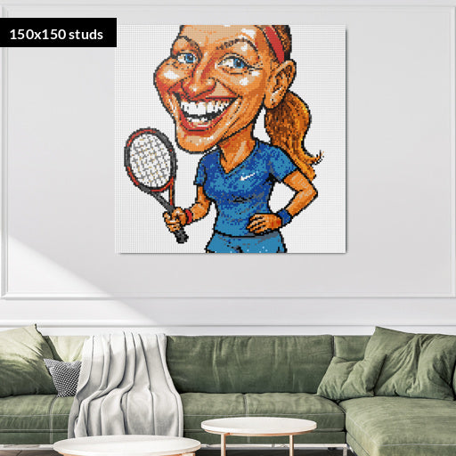 150*150studs, 120*120cm, 47,25*47,25inch