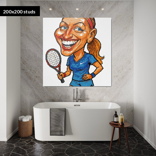 200*200studs, 160*160cm, 63*63inch