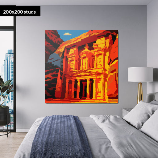 200*200studs, 160*160cm, 63*63inch