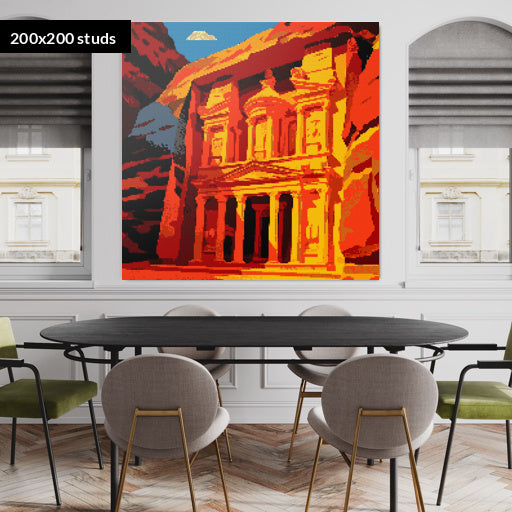 200*200studs, 160*160cm, 63*63inch