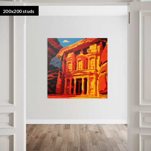 200*200studs, 160*160cm, 63*63inch