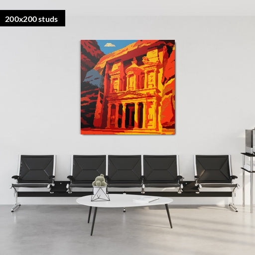 200*200studs, 160*160cm, 63*63inch