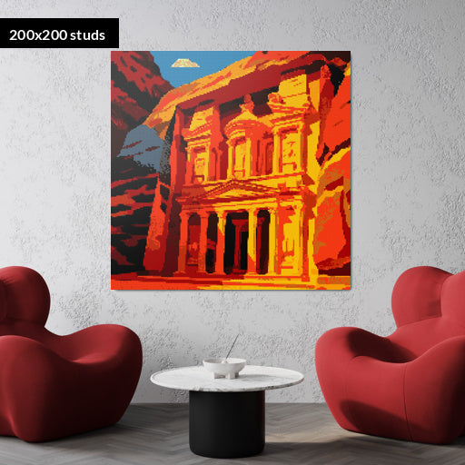 200*200studs, 160*160cm, 63*63inch