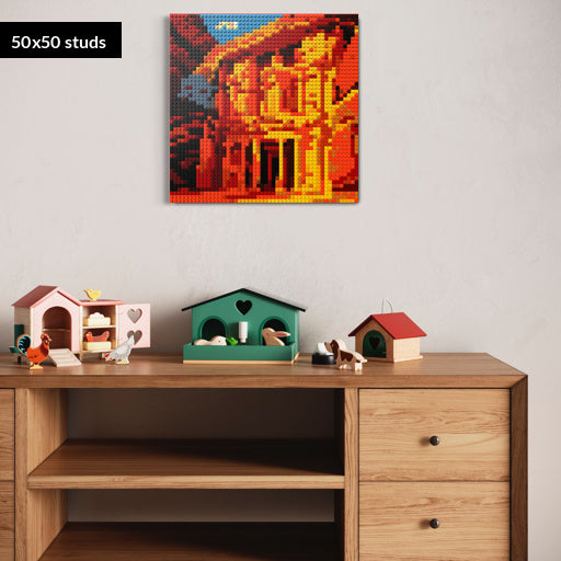 50*50studs, 40*40cm, 15,75*15,75inch