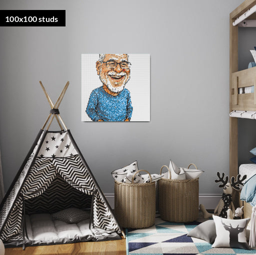 100*100studs, 80*80cm, 31,5*31,5inch