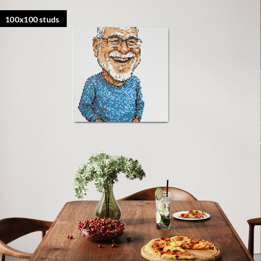 100*100studs, 80*80cm, 31,5*31,5inch