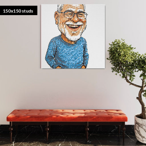 150*150studs, 120*120cm, 47,25*47,25inch