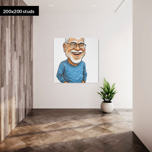 200*200studs, 160*160cm, 63*63inch