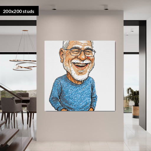 200*200studs, 160*160cm, 63*63inch