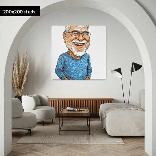 200*200studs, 160*160cm, 63*63inch