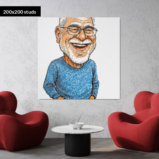 200*200studs, 160*160cm, 63*63inch