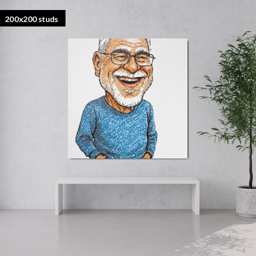 200*200studs, 160*160cm, 63*63inch