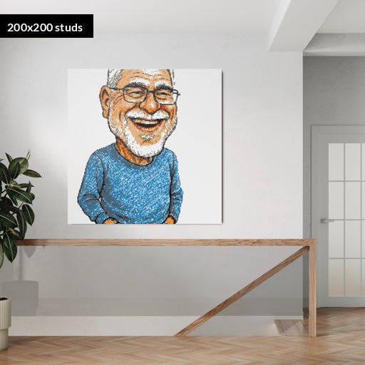 200*200studs, 160*160cm, 63*63inch