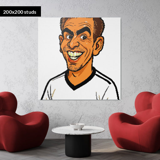 200*200studs, 160*160cm, 63*63inch