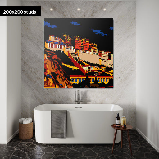 200*200studs, 160*160cm, 63*63inch