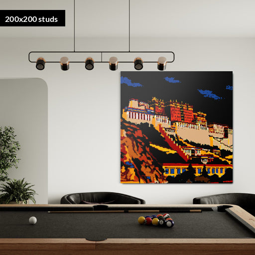 200*200studs, 160*160cm, 63*63inch