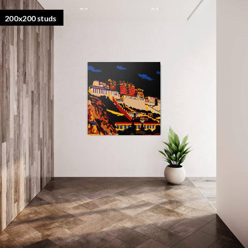 200*200studs, 160*160cm, 63*63inch
