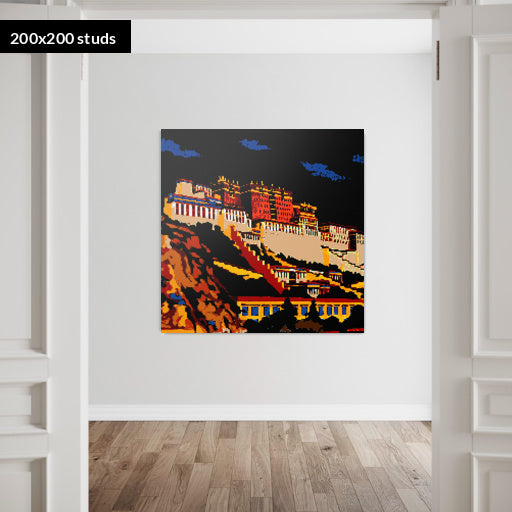 200*200studs, 160*160cm, 63*63inch