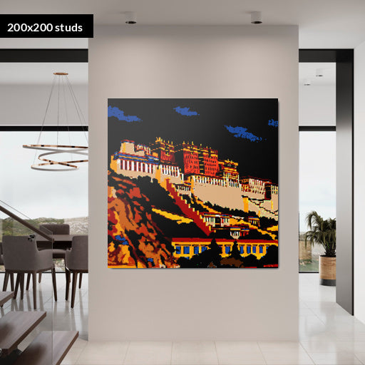 200*200studs, 160*160cm, 63*63inch
