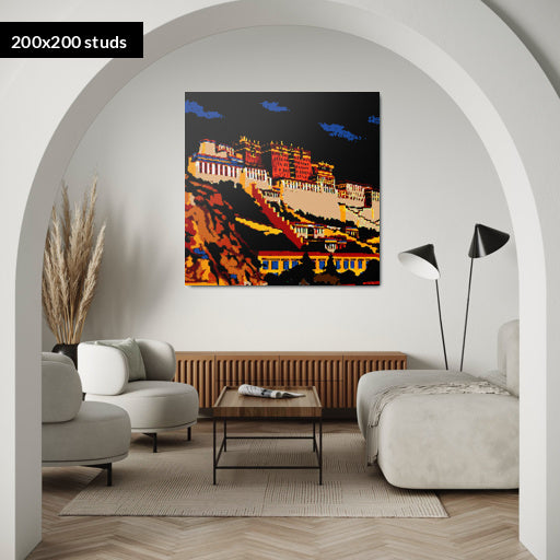 200*200studs, 160*160cm, 63*63inch