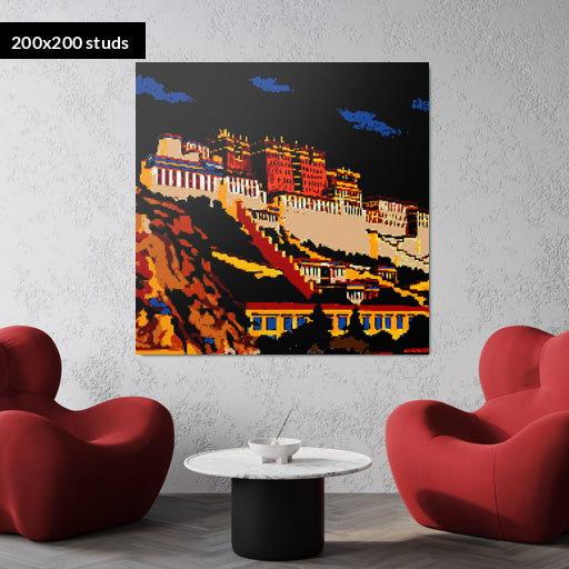 200*200studs, 160*160cm, 63*63inch
