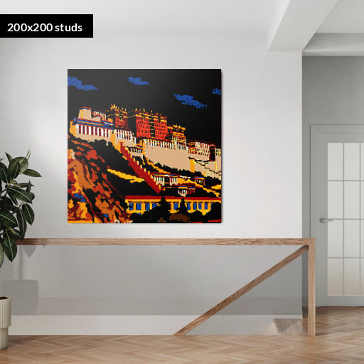 200*200studs, 160*160cm, 63*63inch